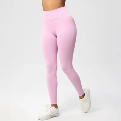 Seamless High-Waist Ruched Long Yoga Leggings with Butt-Lift Effect - 7