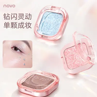NOVO Lidschatten einfarbig, Perlglitter, multifunktional