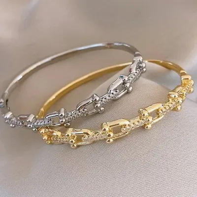 Strass-Armband mit schlichtem Design - 10