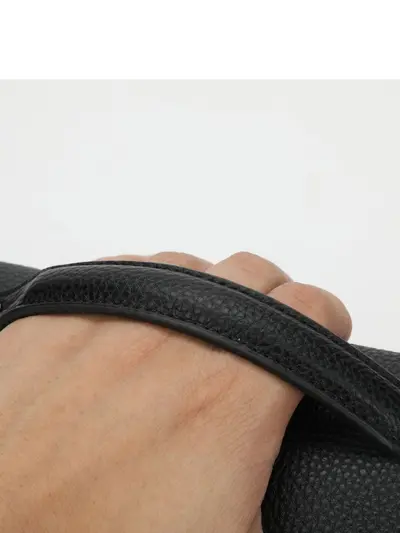 Smart Fingerprint Lock Men's Clutch Bag Litchi Leather Premium Large Capacity Organizer - 6