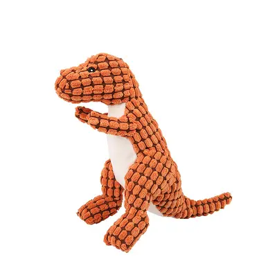 Durable Squeaky Dog Toy, Rope Knot Lizard Plush - 7