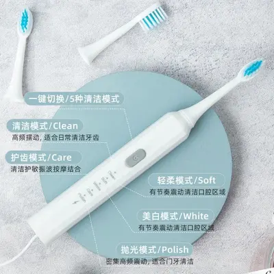 Fully Automatic Smart Electric Toothbrush for Adults, Portable - 3
