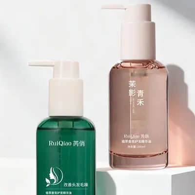 Ruiqiao Bitki Özü Aromalı Saç Bakım Yağı, Hafif Doku, Kafa Derisini Yatıştırır - 5