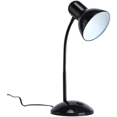 Metal Table Lamp with E27 Socket and Push Button Switch