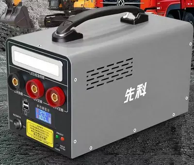 12V/24V Car Emergency Jump Starter Power Bank, 500 HP, for Trucks - 10