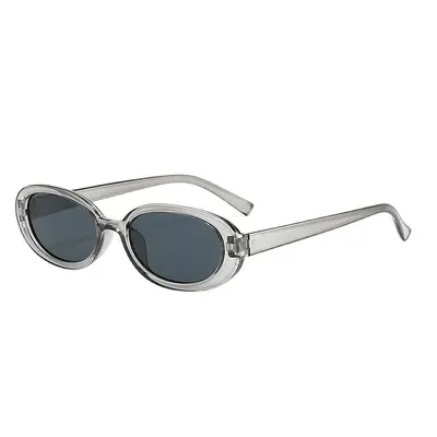 Small Oval Frame Sunglasses, Hip-Hop Style with UV Protection - 5