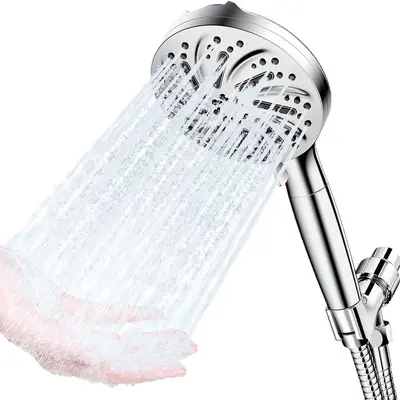 Booster Shower Set with 8-Mode Exposed Shower Head and Back Spray