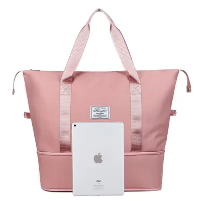 Kurze Reisetasche für Damen mit großer Kapazität, Erweiterung, Trocken- und Nassaufteilung, Sporttasche, Yoga-Sporttasche, Aufbewahrungstaschen für Schwangerschaftsgepäck