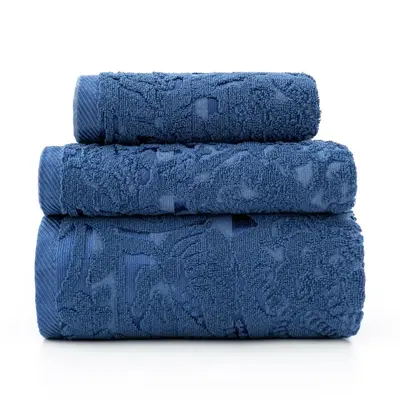 Jacquard-Baumwoll-Handtuchgarnitur, saugfähig, reine Baumwolle - 9