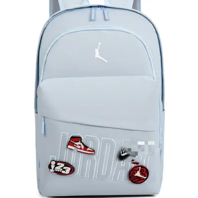 Trend Flying Man Magic Tape Starry Sky Large Capacity Dual Shoulder Backpack Student School Bag Unisex Casual Travel Backpack - 3