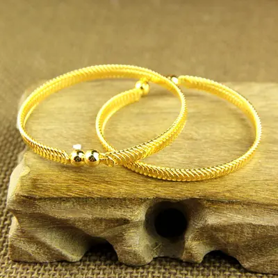 Silver bracelet, open-ended, Xizang pattern - 10
