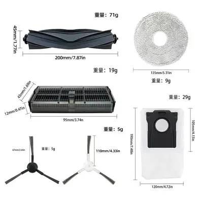 Accessories for Dreame D20 Ultra and L40 Ultra Robot Vacuum