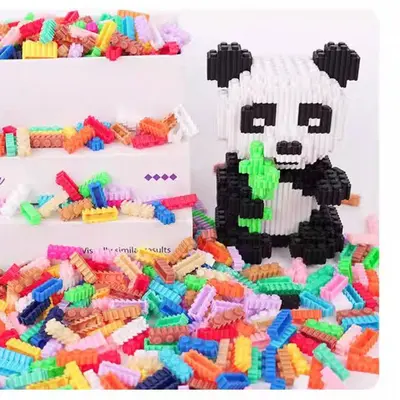 Particle Figure Building Blocks, Children's Handmade Stress-Relief Toy, LEGO Compatible