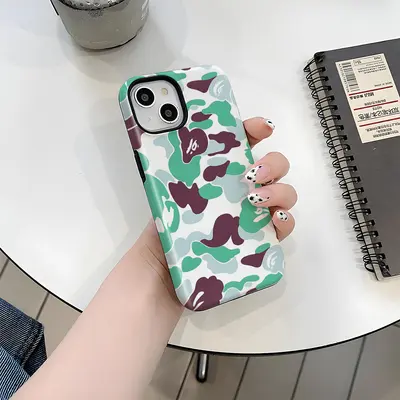 Camouflage Phone Case for iPhone 18 Pro Max, Drop-Proof Hard Shell - 8
