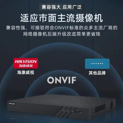 Hikvision 8864N-R16/4K 32-Kanal 8-Schacht NVR-Videorekorder