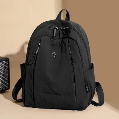 Unisex Waterproof Oxford Nylon Multi-Pocket Backpack - 10