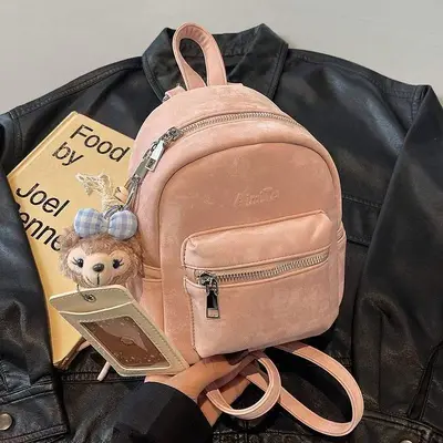 Aimi Tu women's backpack, minimalist design, solid color, stylish - 8