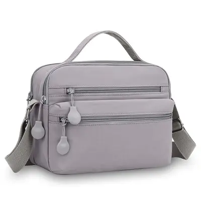 Small Square Nylon Crossbody Bag, Multifunctional Women's Shoulder Bag - 8