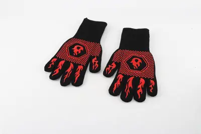 Silikon-Hitzeschutzhandschuhe, flammhemmend, rutschfest - 10