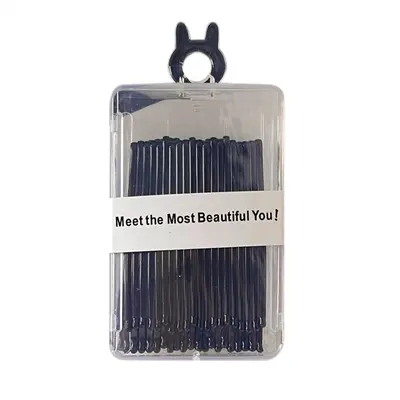 Elegant side clip new black hair clip, fringe clip, hair styling fixed hair clip, hair clip hair accessories, 40 pieces