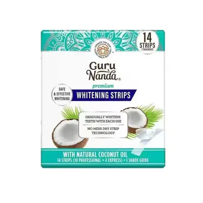 跨境TK爆款14STRIPS 7TREATMENTS椰子油美白牙贴薄荷味洁白条14条 - 5