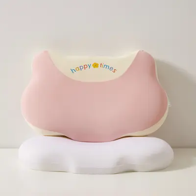高品质儿童记忆棉枕芯慢回弹减压不易塌陷幼儿园小学生护颈安睡枕