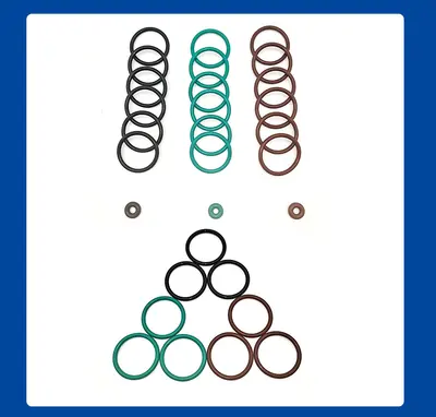 Nitril, silikon ve FKM kauçuk O-ring contası - 7