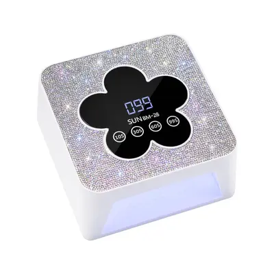 UV-LED Nagelleuchte, Strass-Design, Schnelltrocknung, professionell