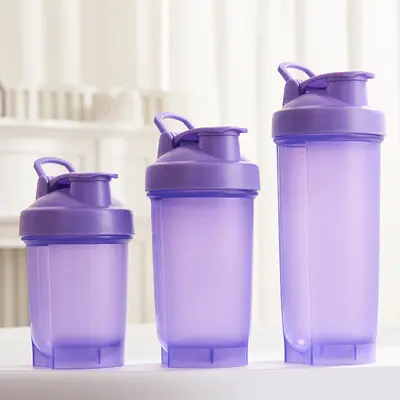 700ml Proteinshaker mit Griff, tragbare Sport-Wasserflasche - 5