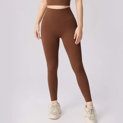Seamless Yoga Pants with Waist Control and Leg Shaping - 5