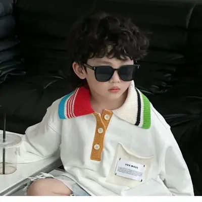 Children's Sunglasses, UV Protection, Simple Style for Boys and Girls - 3
