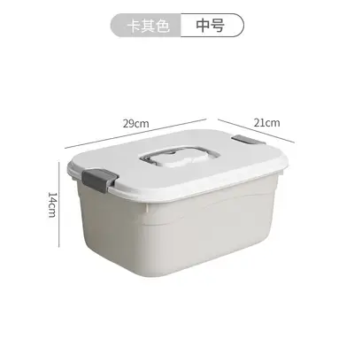 Plastic Storage Box with Lid Extra Large Portable - 10