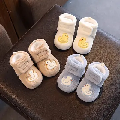 Babyschuhe 0-12 Monate mit weicher Sohle, Unisex
