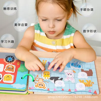 Bebek sessiz kitap, bebek oyuncağı, eğitici - 3