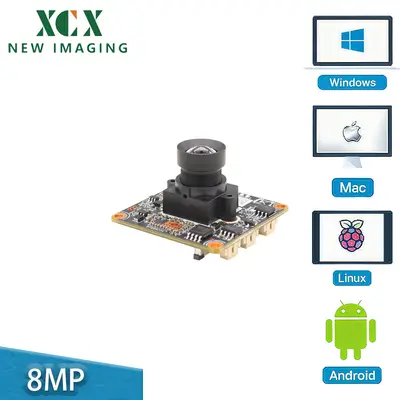 800万IMX415黑光H.265网络摄像头模组38*38小板智能人脸人形检测