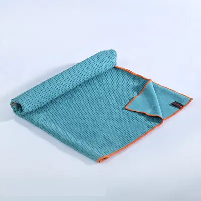 Yoga matı havlusu, mikrofaser, kaymaz, taşınabilir - 10