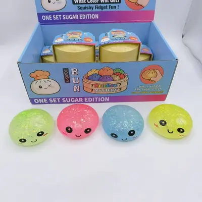 Goldpuder Platzbrötchen Quetschspielzeug, Einhorn-Design - 13