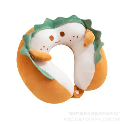Toast-Shaped U Pillow Office Nap Pillow Cute Cartoon