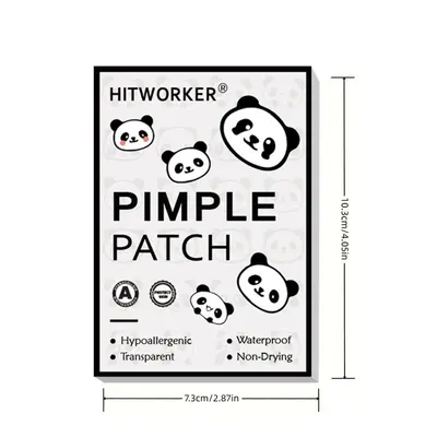 New Multi-Size Transparent Acne Patches, Gentle and Non-Irritating, Cover Acne Pimples and Whiteheads, Invisible and Breathable, Cross-Border