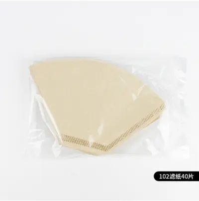 V60 Coffee Filter Paper, Raw Wood Pulp, Thickened - 8