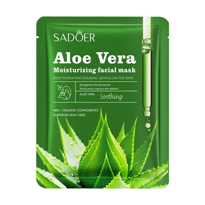 SADOER Aloe Vera Nemlendirici ve Yatıştırıcı Meyve Özlü Yüz Maskesi (İngilizce) Sınır Ötesi Ticareti