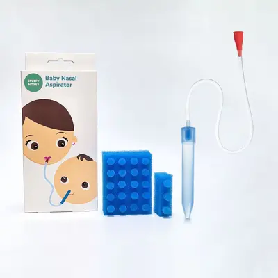 Bebekler için ağızla çalışan burun aspiratörü