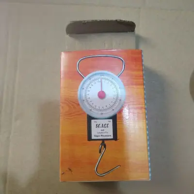Fabrika Arzı Yay Taşınabilir Askı Balık Tartısı Mekanik Bagaj Terazi 22-35 kg Cetvel ile Kasa Mekanik Terazi