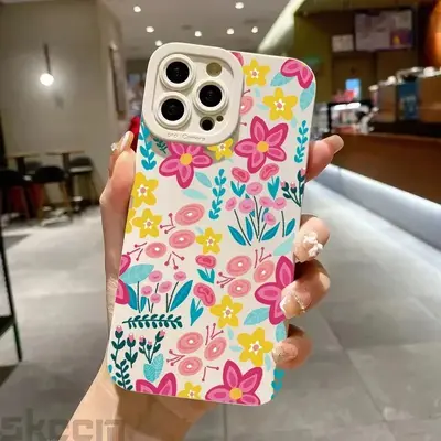 iPhone 15 Pro Max, Apple 14, 13, 12, 11 uyumlu renkli kalp desenli şık ve yaratıcı telefon kılıfı