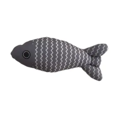 Simulated Fish Cat Toy, Catnip, Burlap, Chew-Resistant - 5