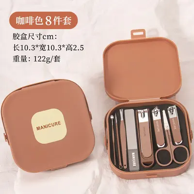 Nail clipper set with anti-splash protection, high quality - 11