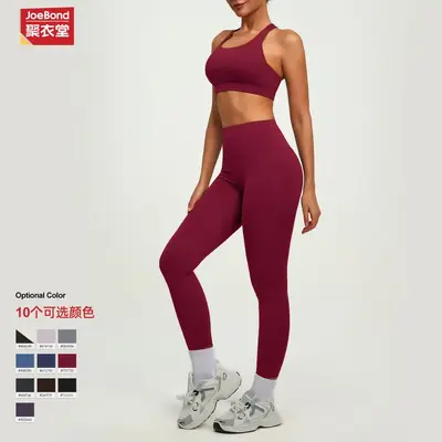 Yoga kıyafet takımı, dar kesim, anti-şok, kalça kaldırıcı