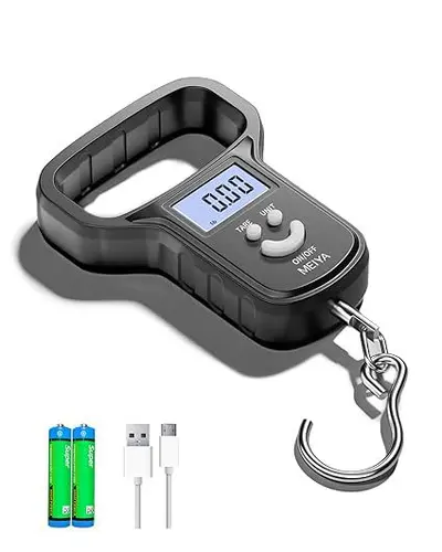 Mini electronic scale 50kg, portable - 12