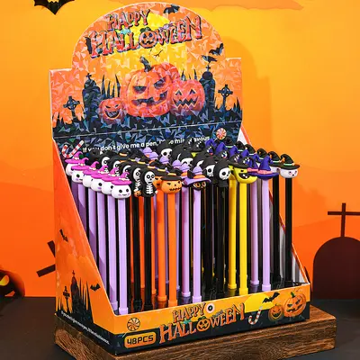 Halloween Themed Cute Cartoon Gel Pen for Students - 7
