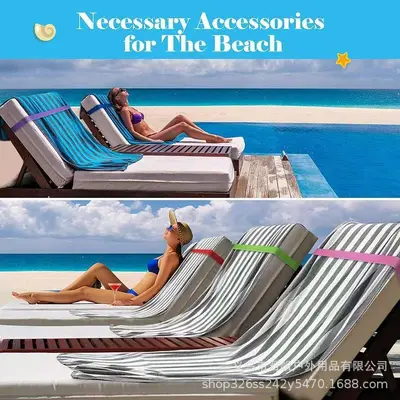 Elastischer Handtuchhalter-Gurt für Strandstühle